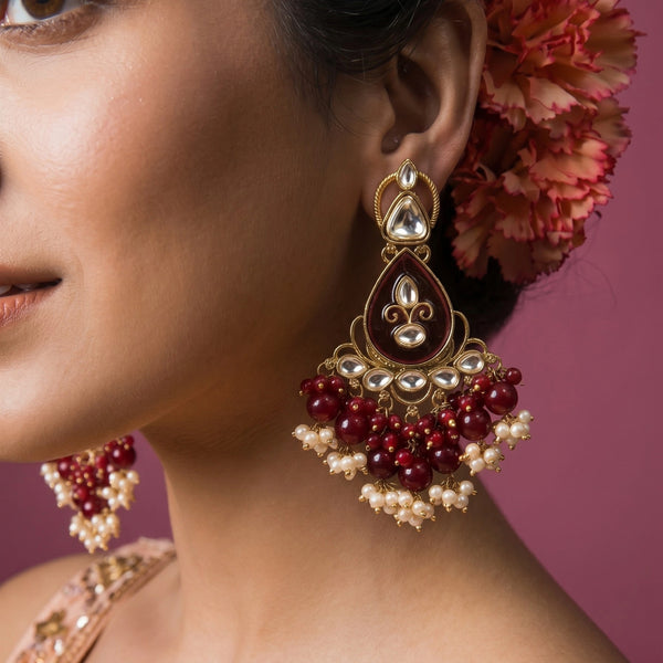 Rubby Ethnic Danglers