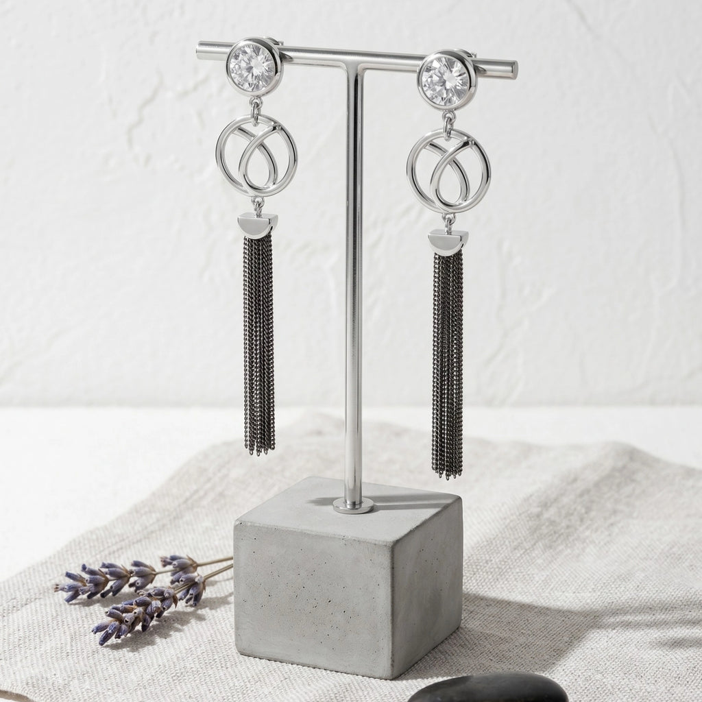 Silver Midnight Cascade