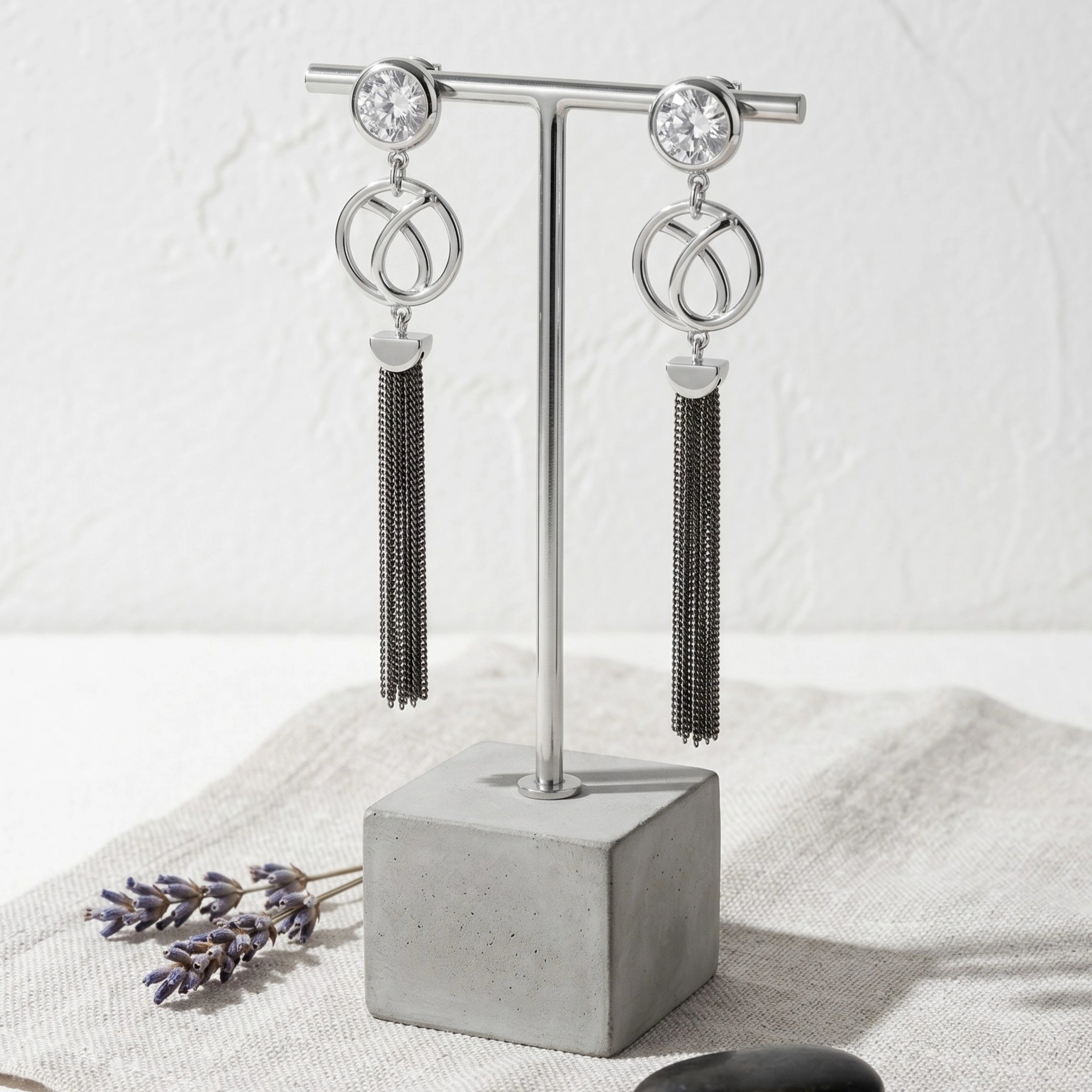 Silver Midnight Cascade