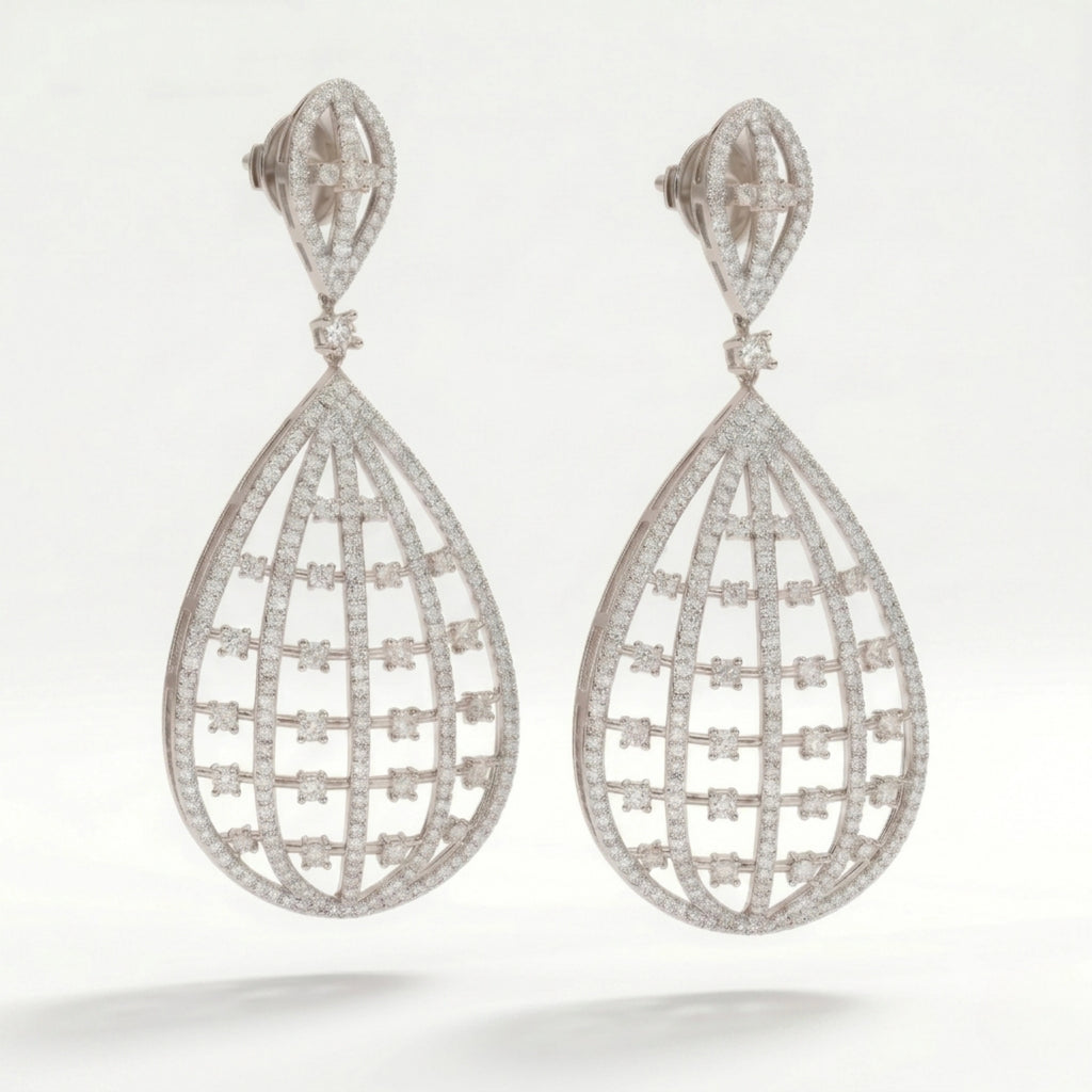 Celeste Basket Glow Earrings