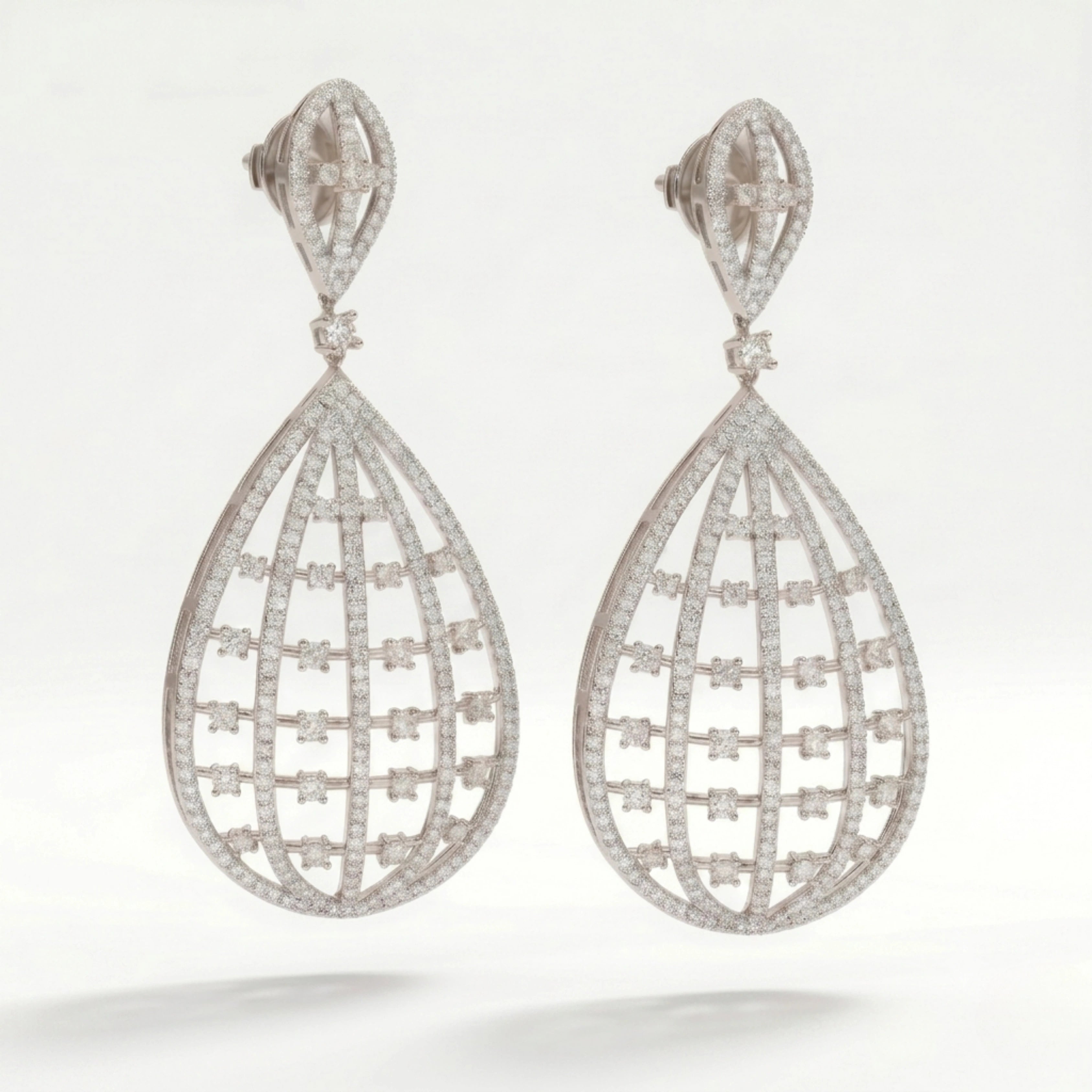 Celeste Basket Glow Earrings