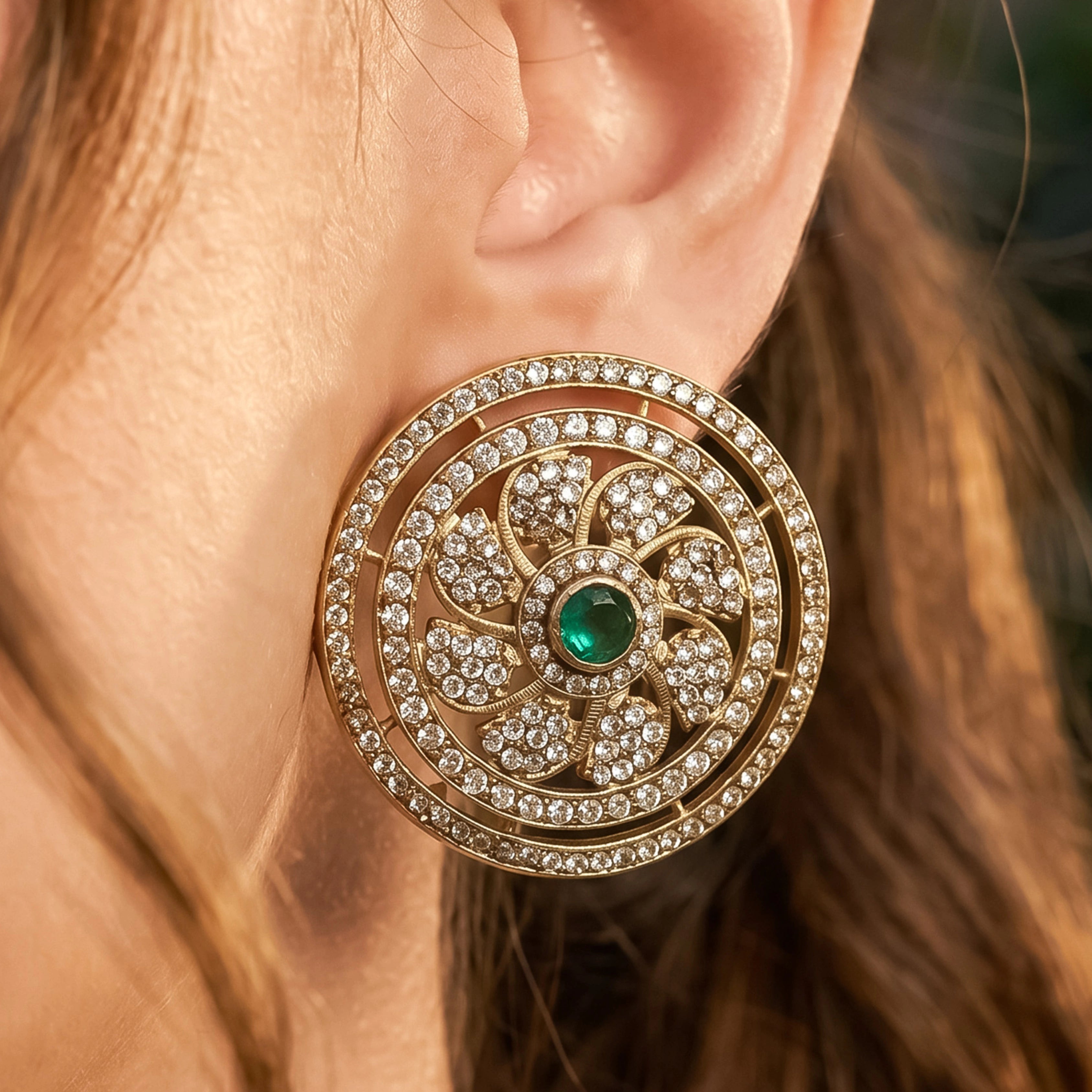 Emerald Royale Meenakari Choker Set
