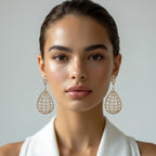 Mehndi Noor Basket Earrings
