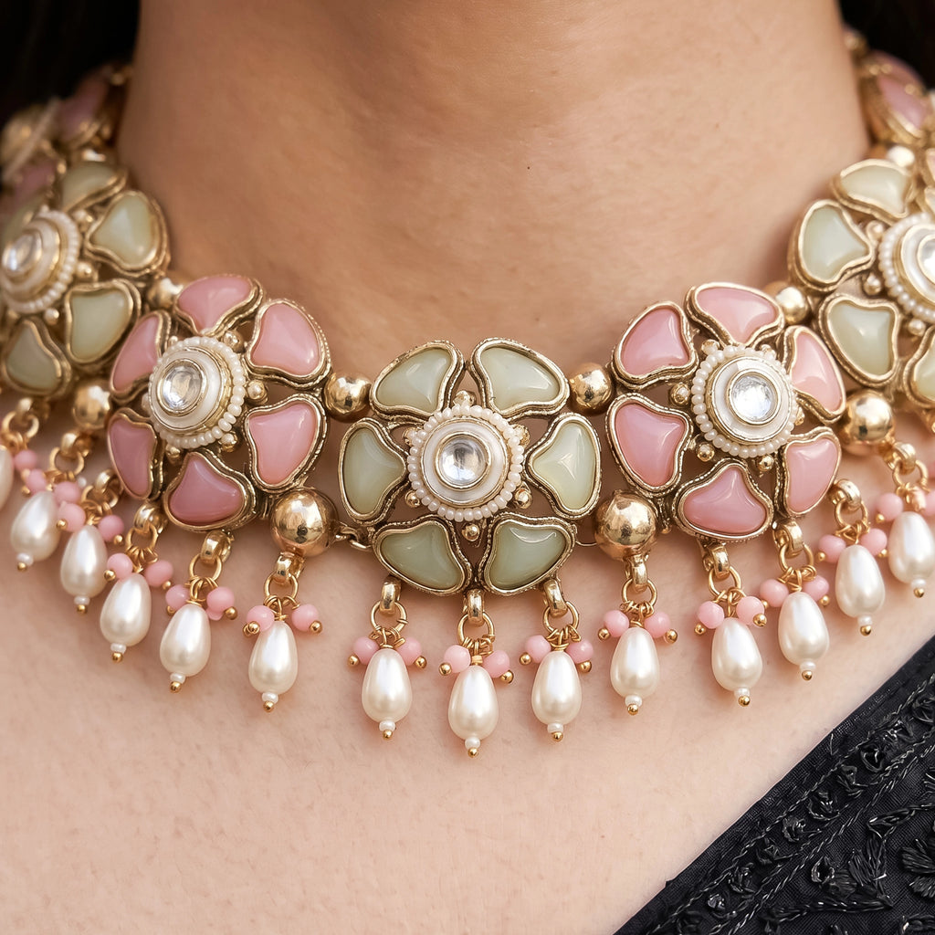 Noor Petal Floral Necklace