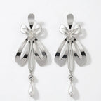 The Sophia Silver Bow Drop