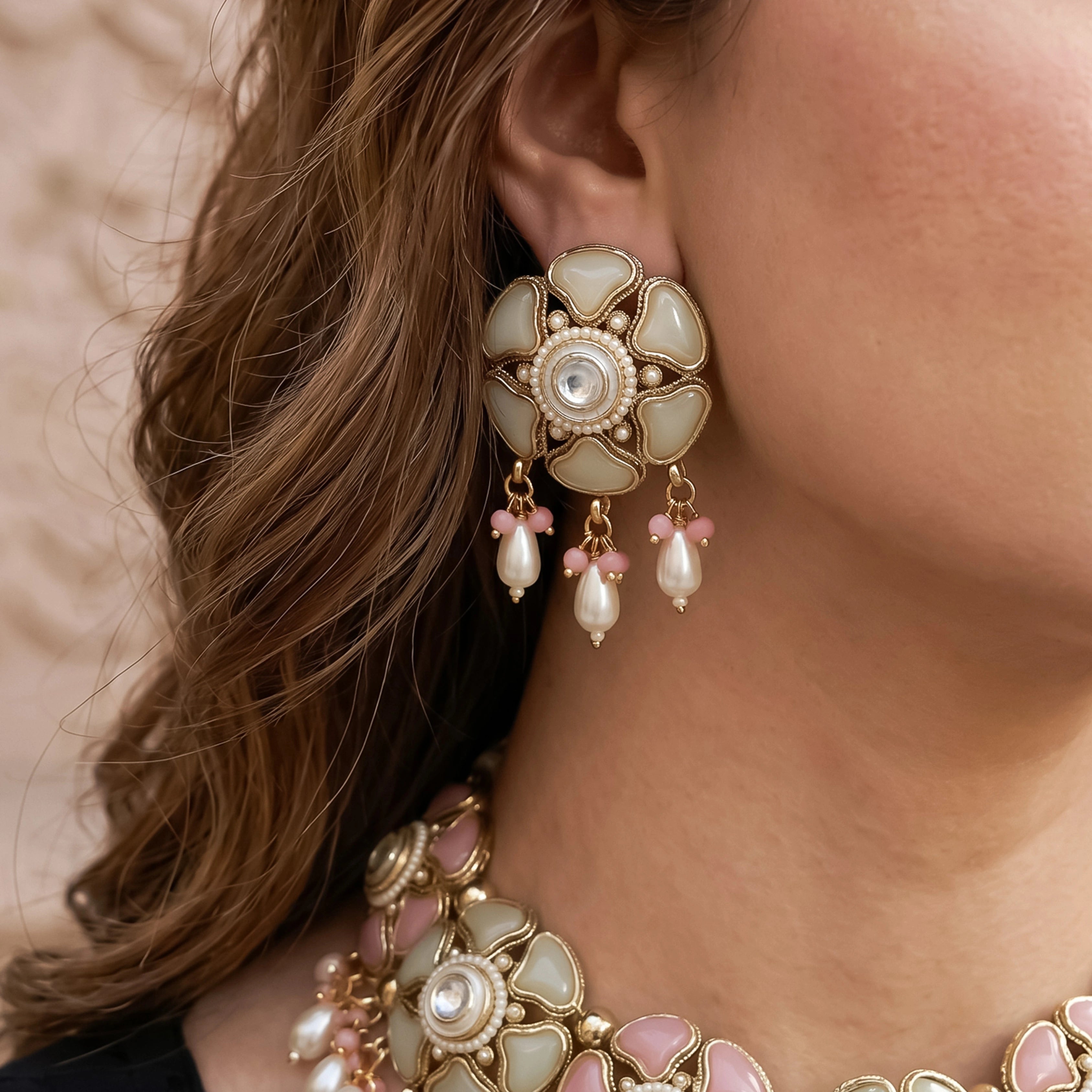 Noor Petal Floral Necklace