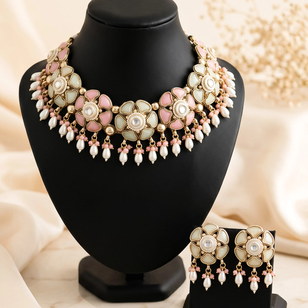 Noor Petal Floral Necklace
