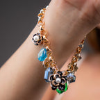 STYLISH CHARM NECKLACE WITH BRACELET