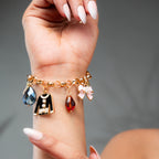 FASHION CHARM NECKLACE WITH BRACELET