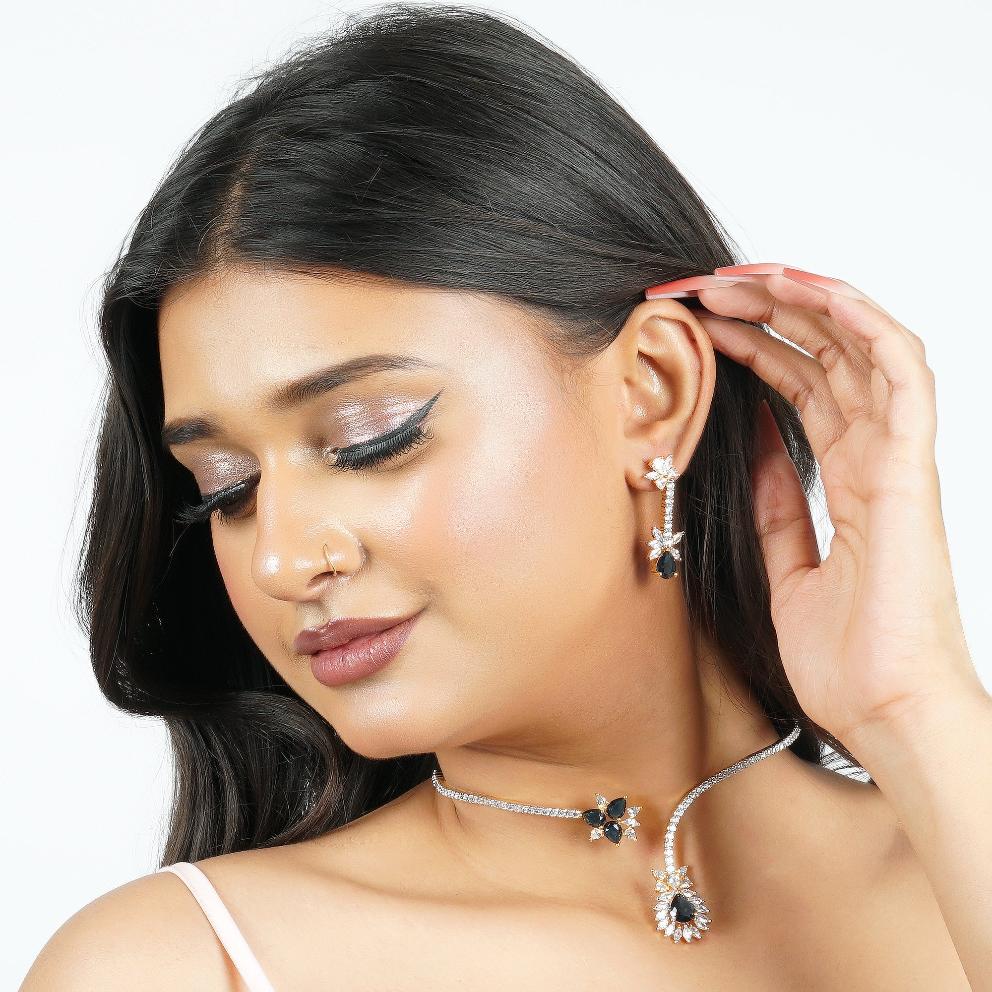 Blue Sapphire Aura Choker