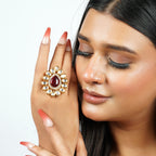 Ruby Bloom Ring