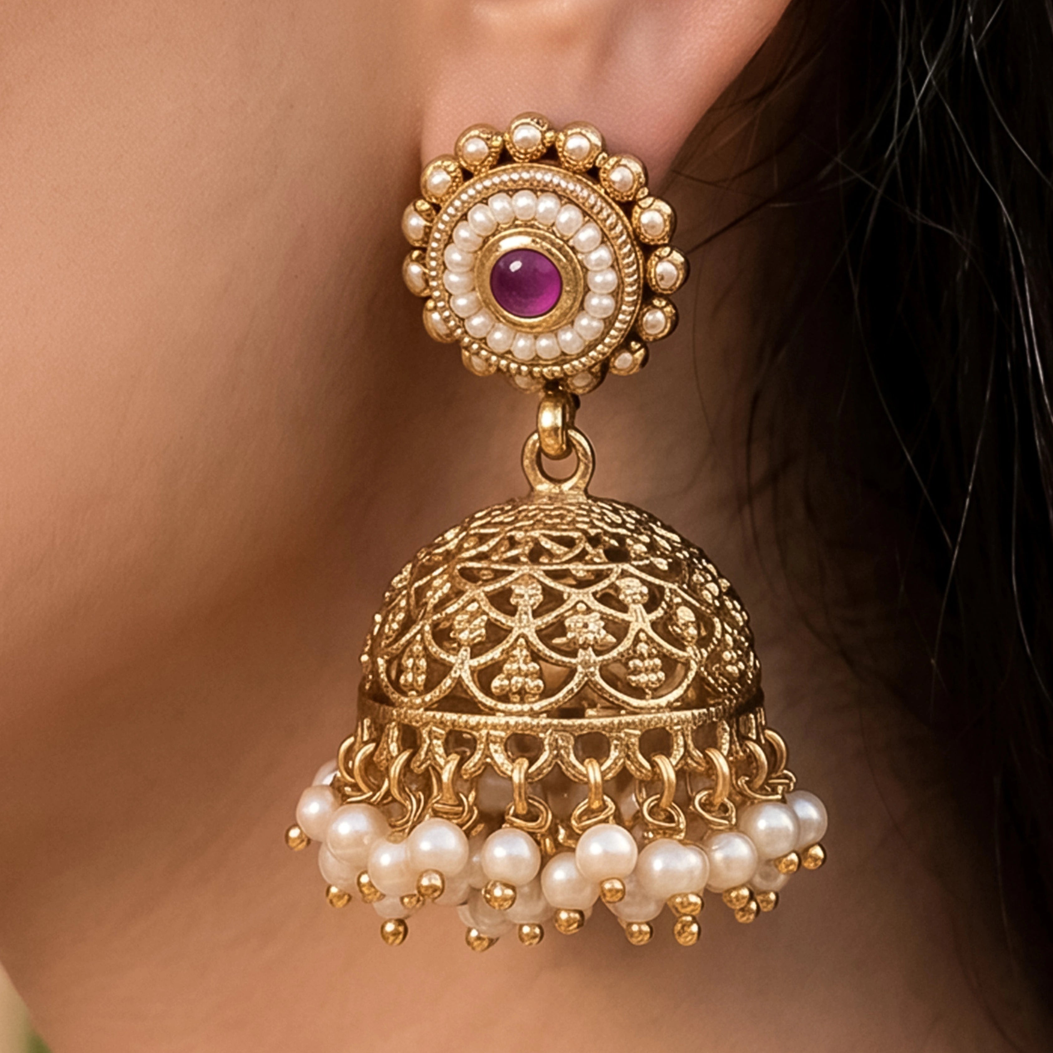 Aarunya Hertiage Set with Maang Tikka