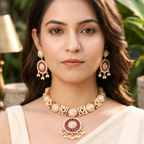 Blush Gold Harmony Necklace