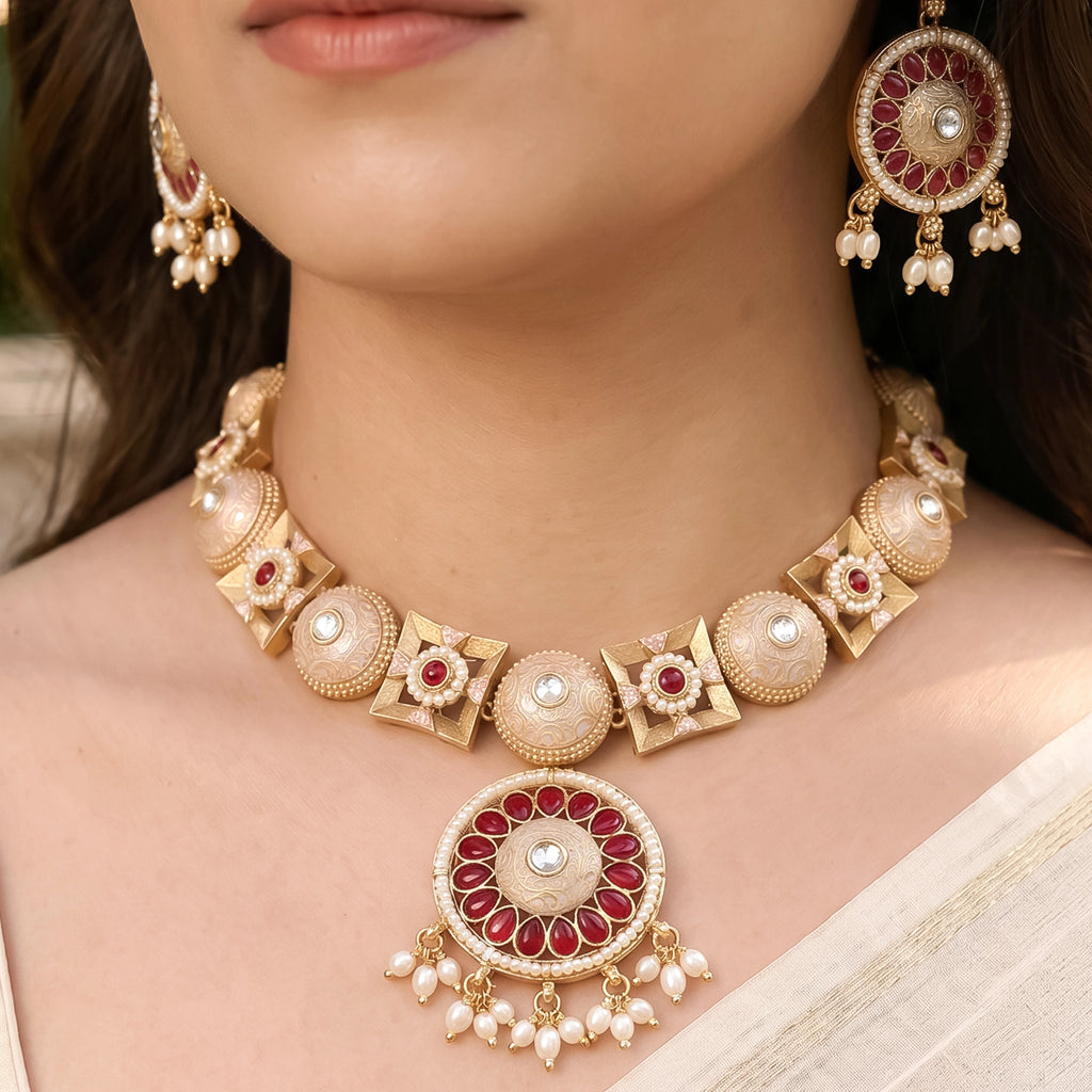 Blush Gold Harmony Necklace