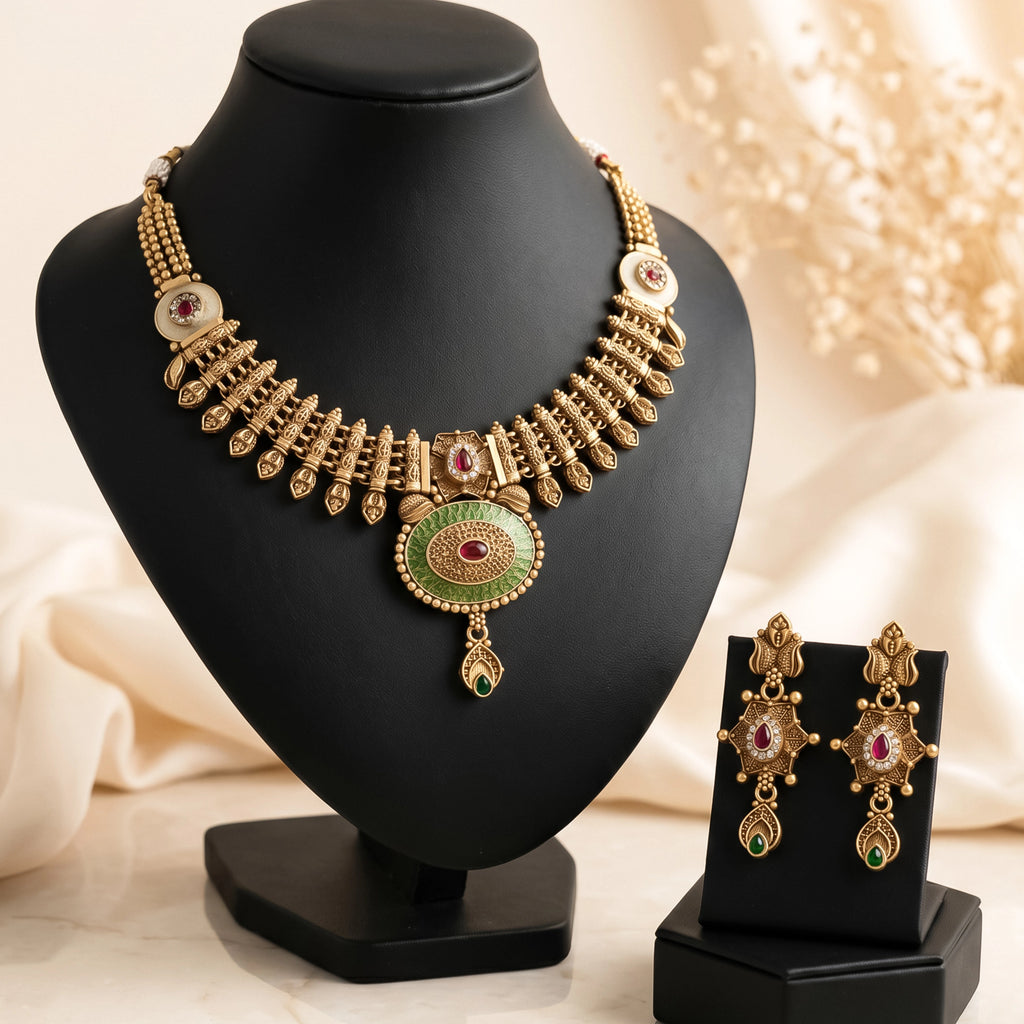 Meherza Royal Antique Choker Set