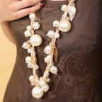 Peach Glow Pendant Necklace