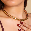 Spiral Bold Gold Necklace
