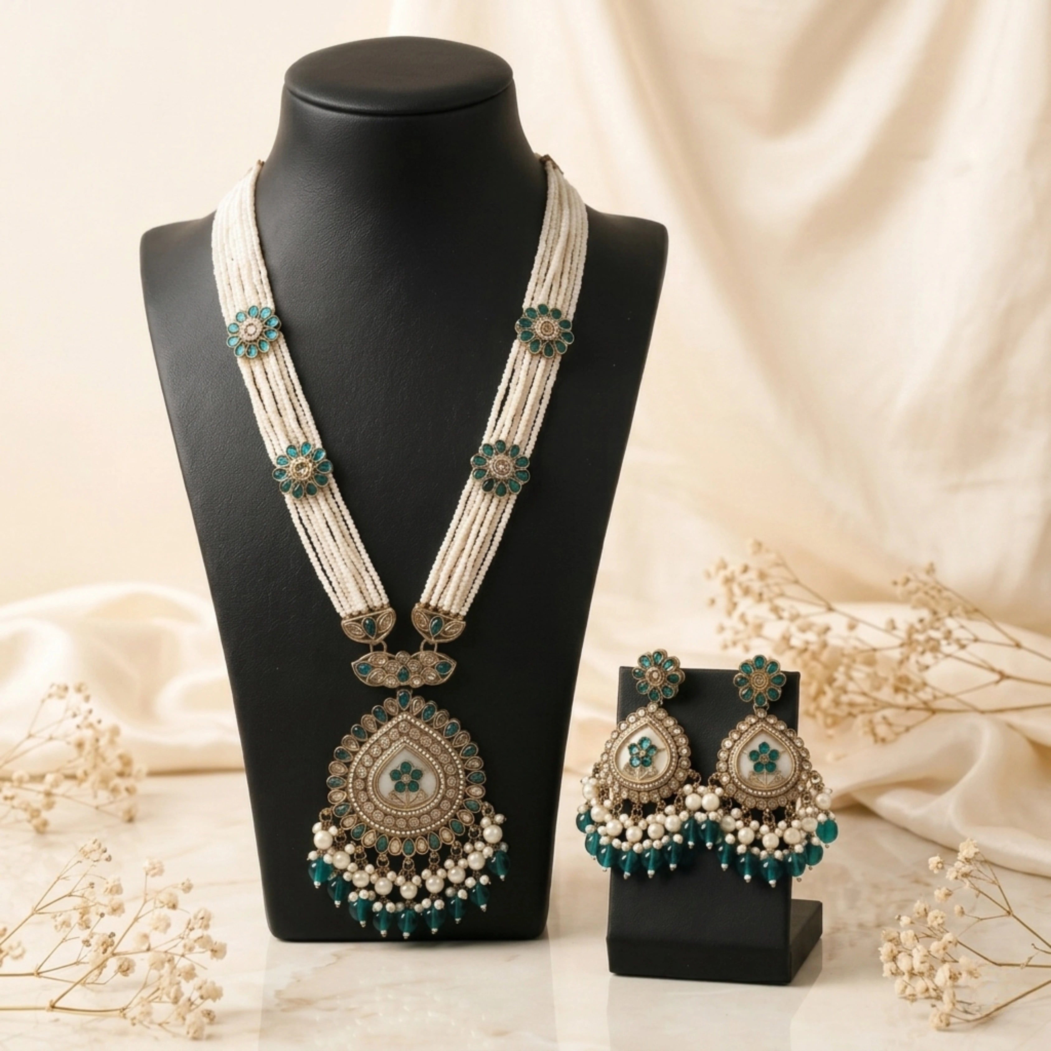 Meher-e-Panna Necklace Set
