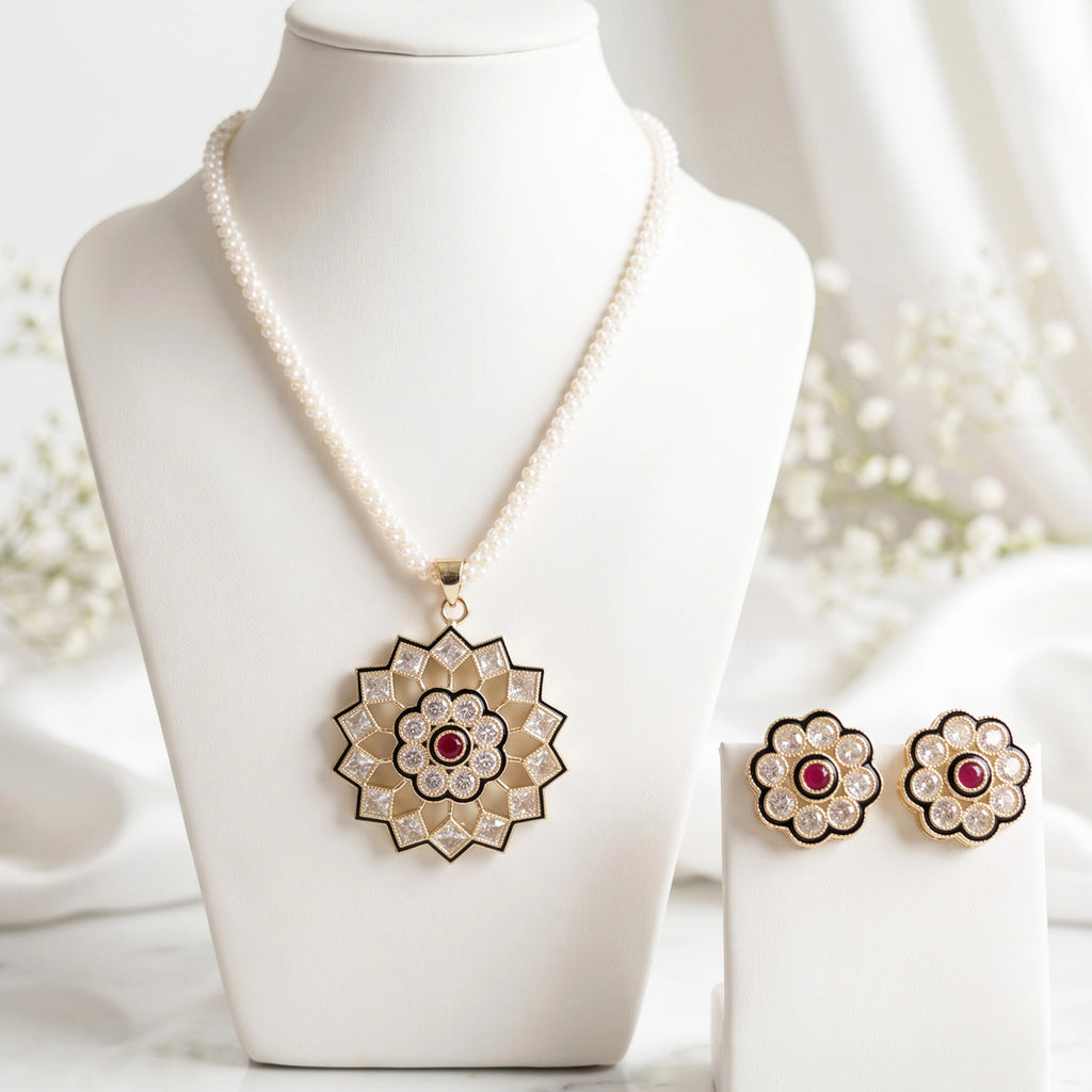 Midnight Pearl Blossom Set