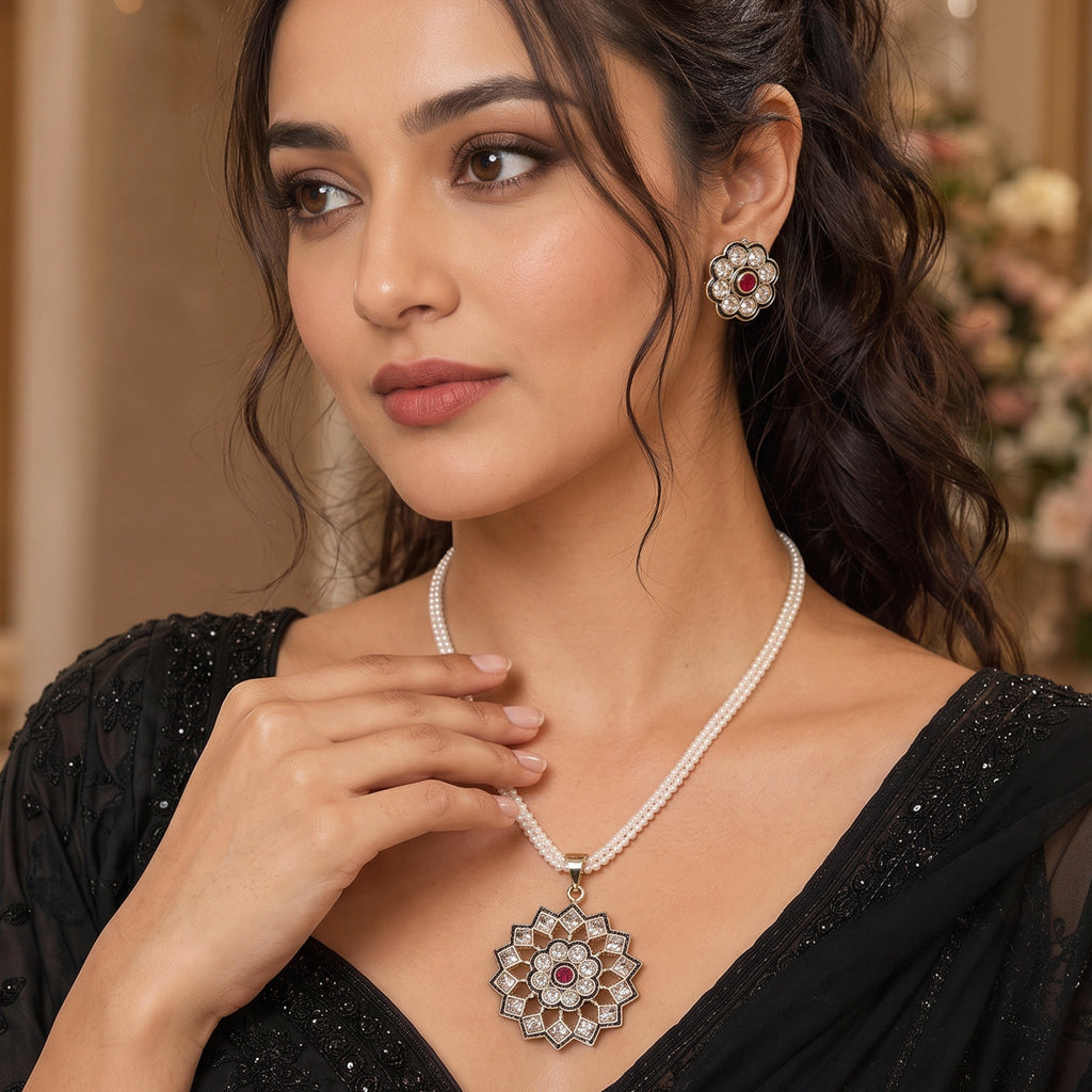 Midnight Pearl Blossom Set