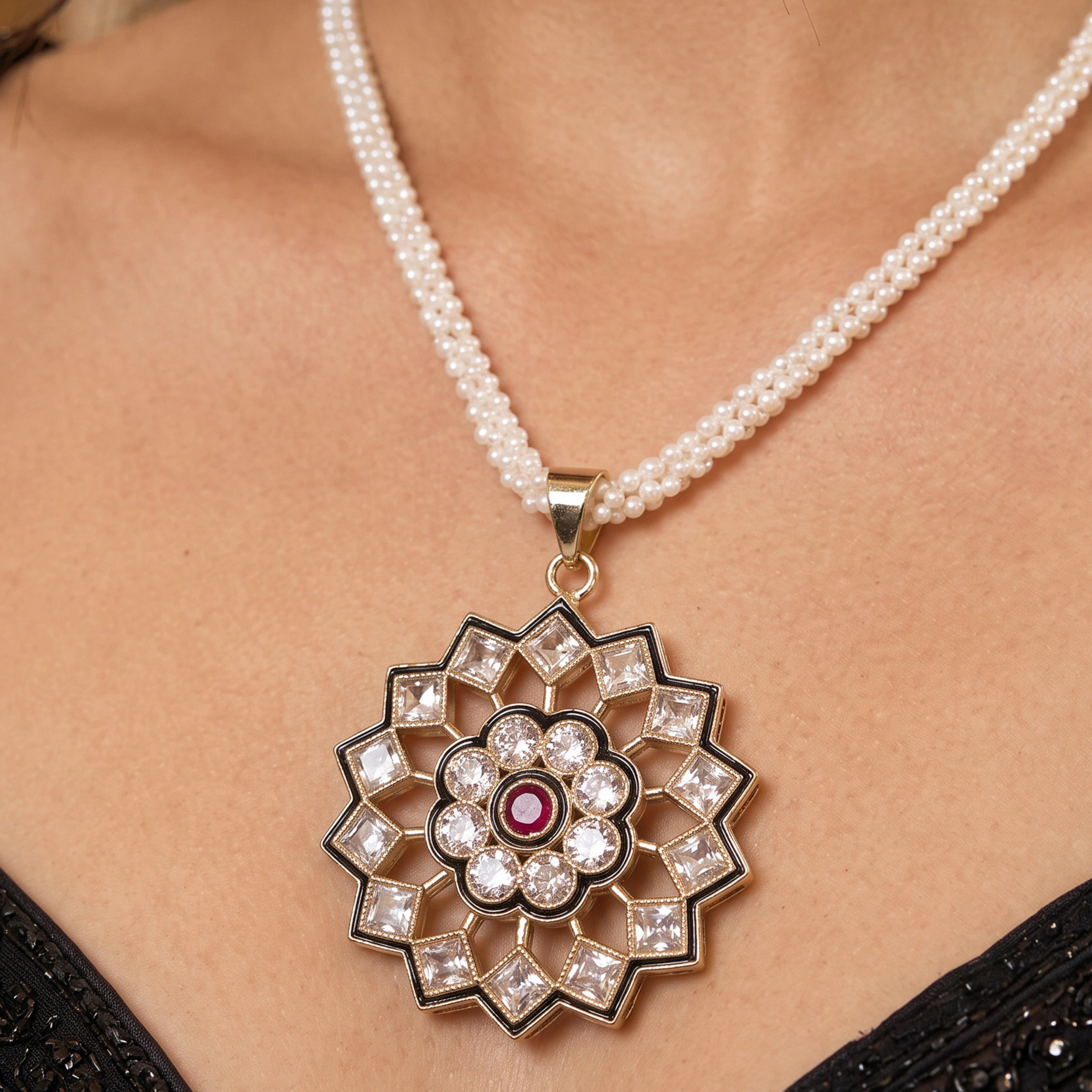 Midnight Pearl Blossom Set