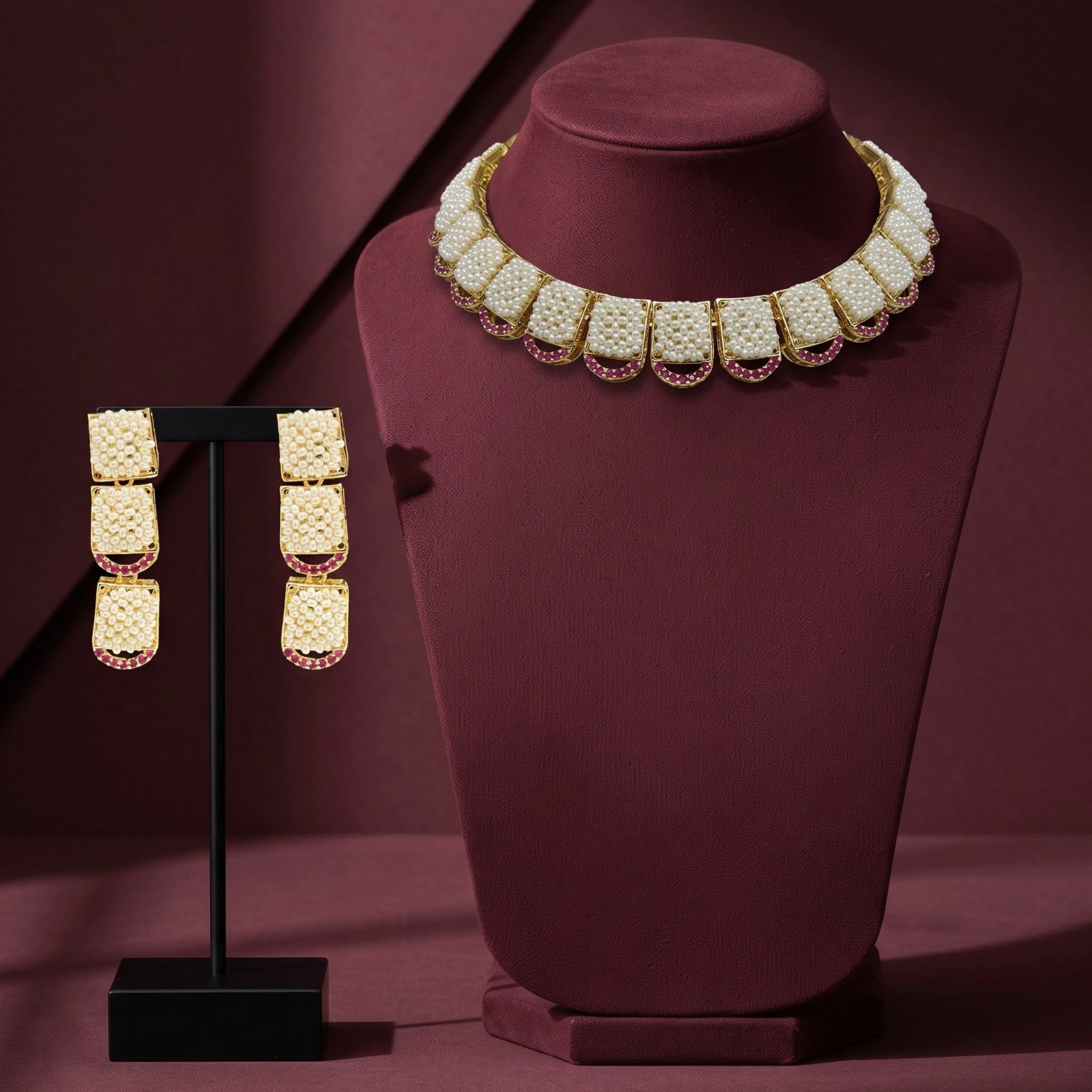 Ivory Royale Pearl Choker Set