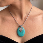 Azure Elegance Pendant Set