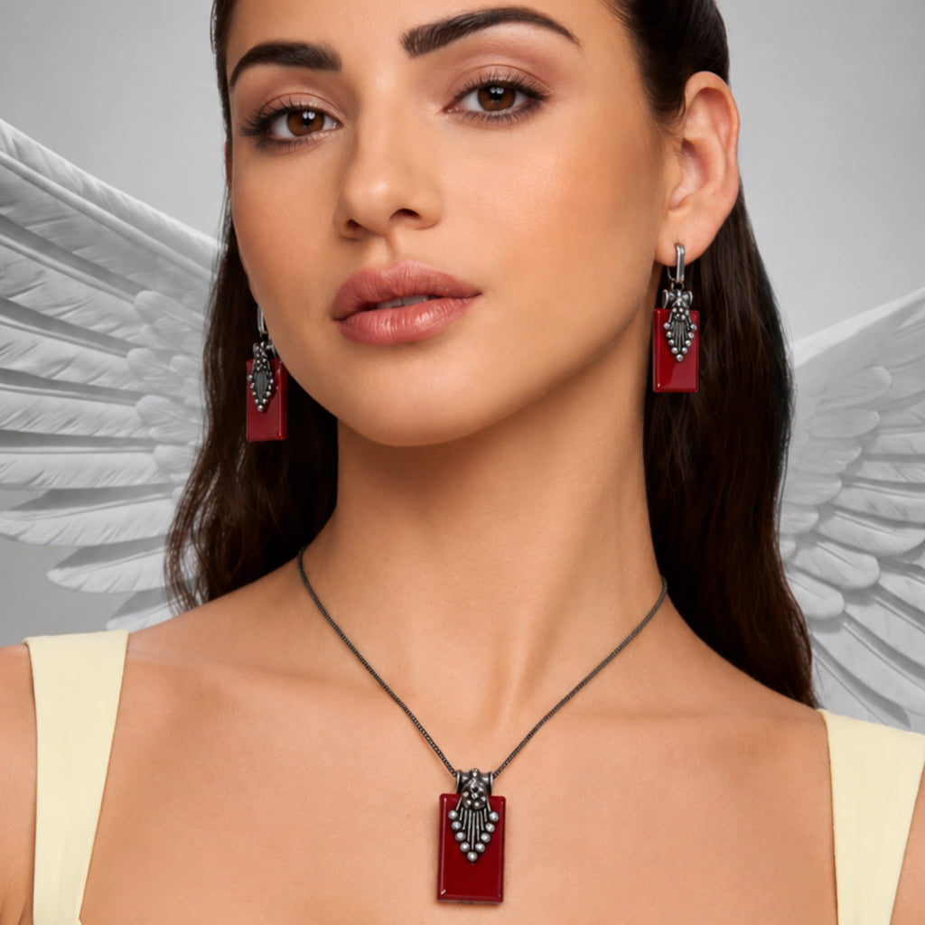 Crimson Noir Elegance Set