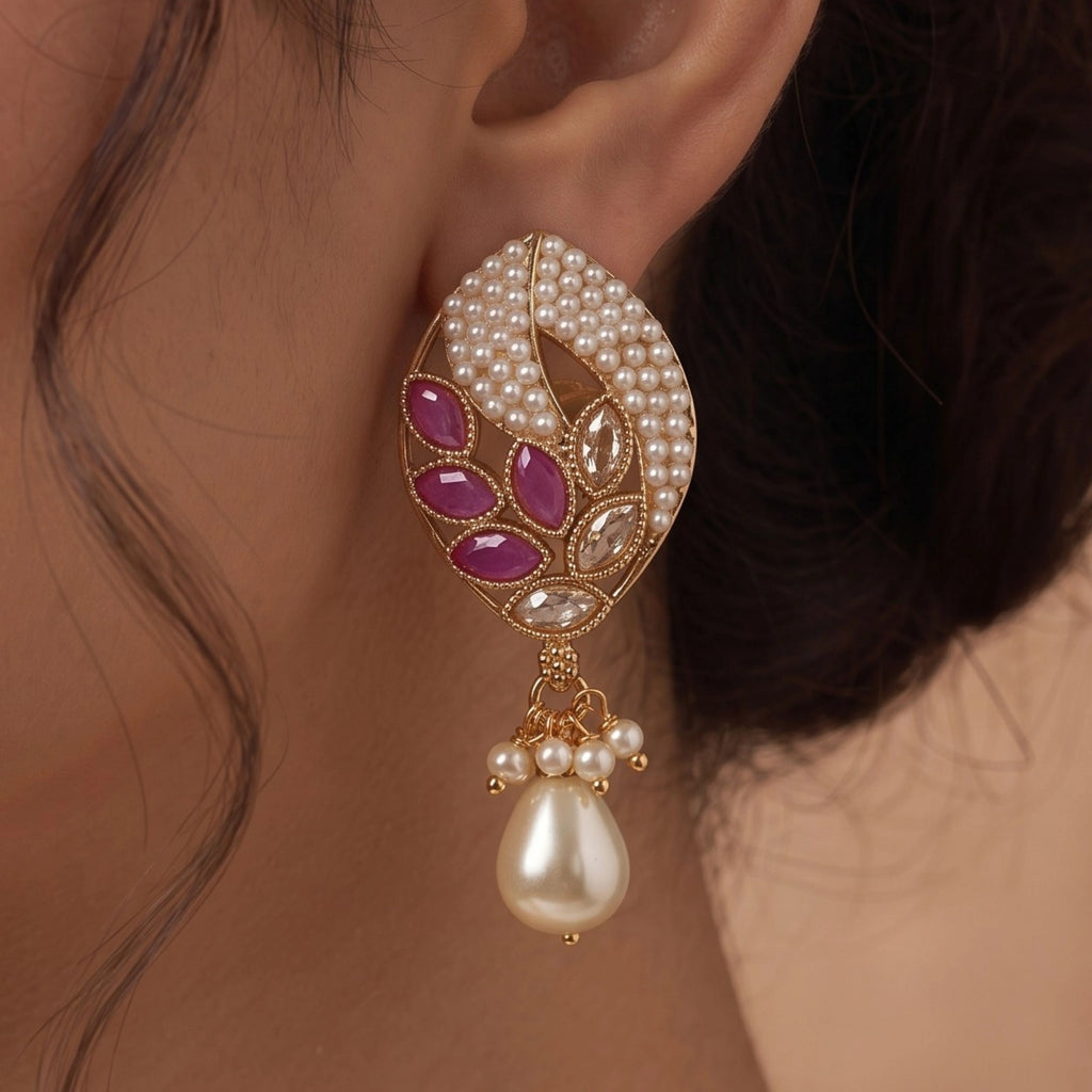 Royal Amethyst Pearl Bloom Set