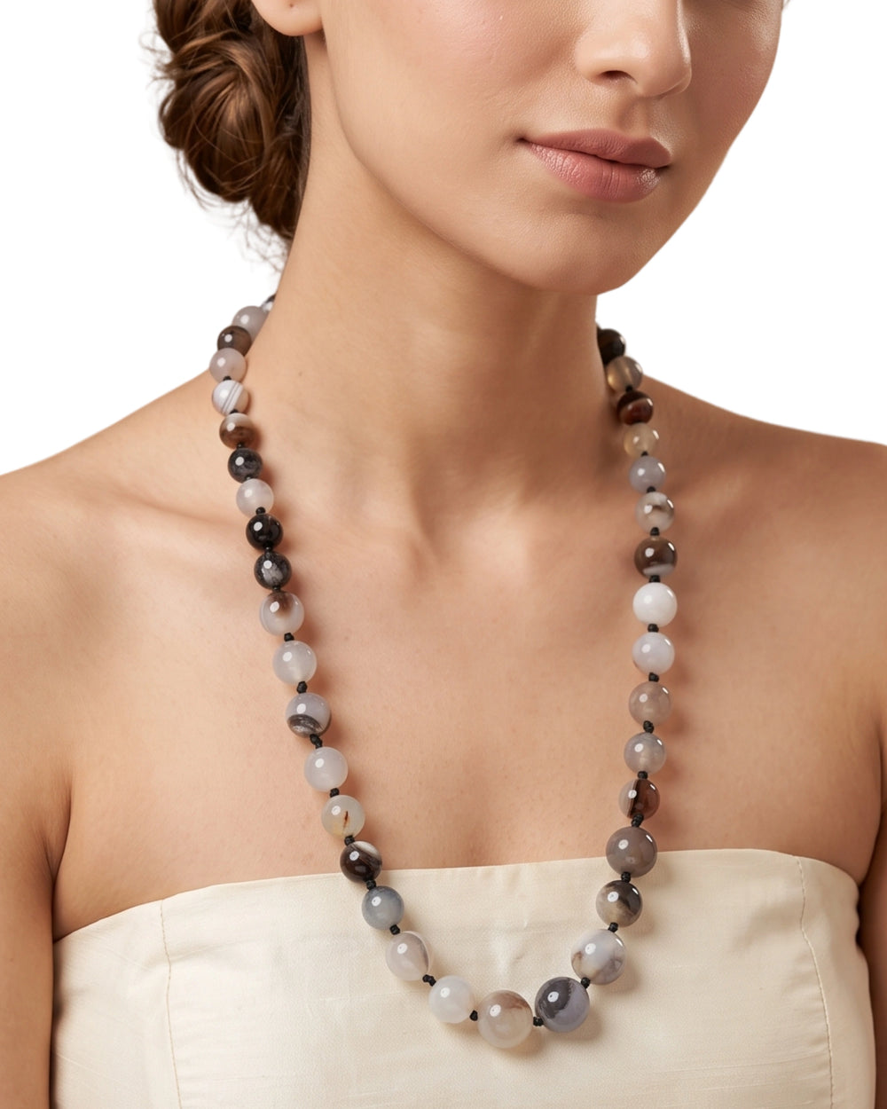 Mystic Moonstone Beaded Necklace