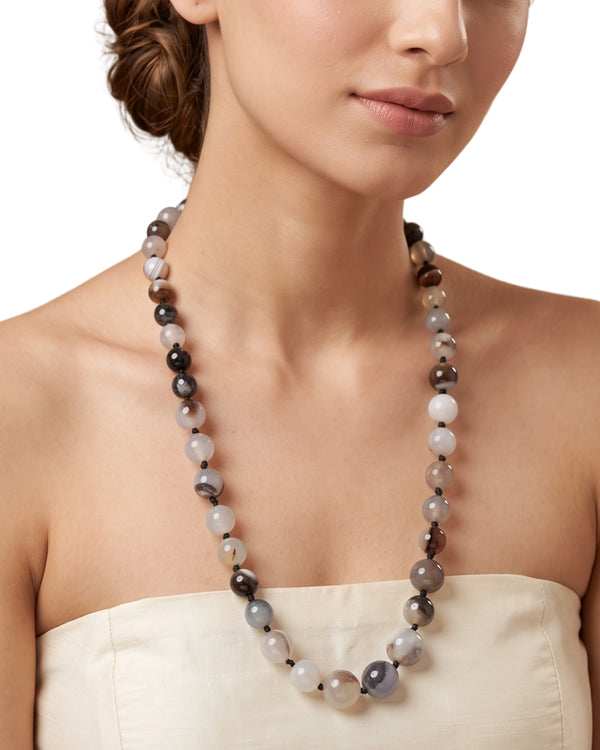 Mystic Moonstone Beaded Necklace