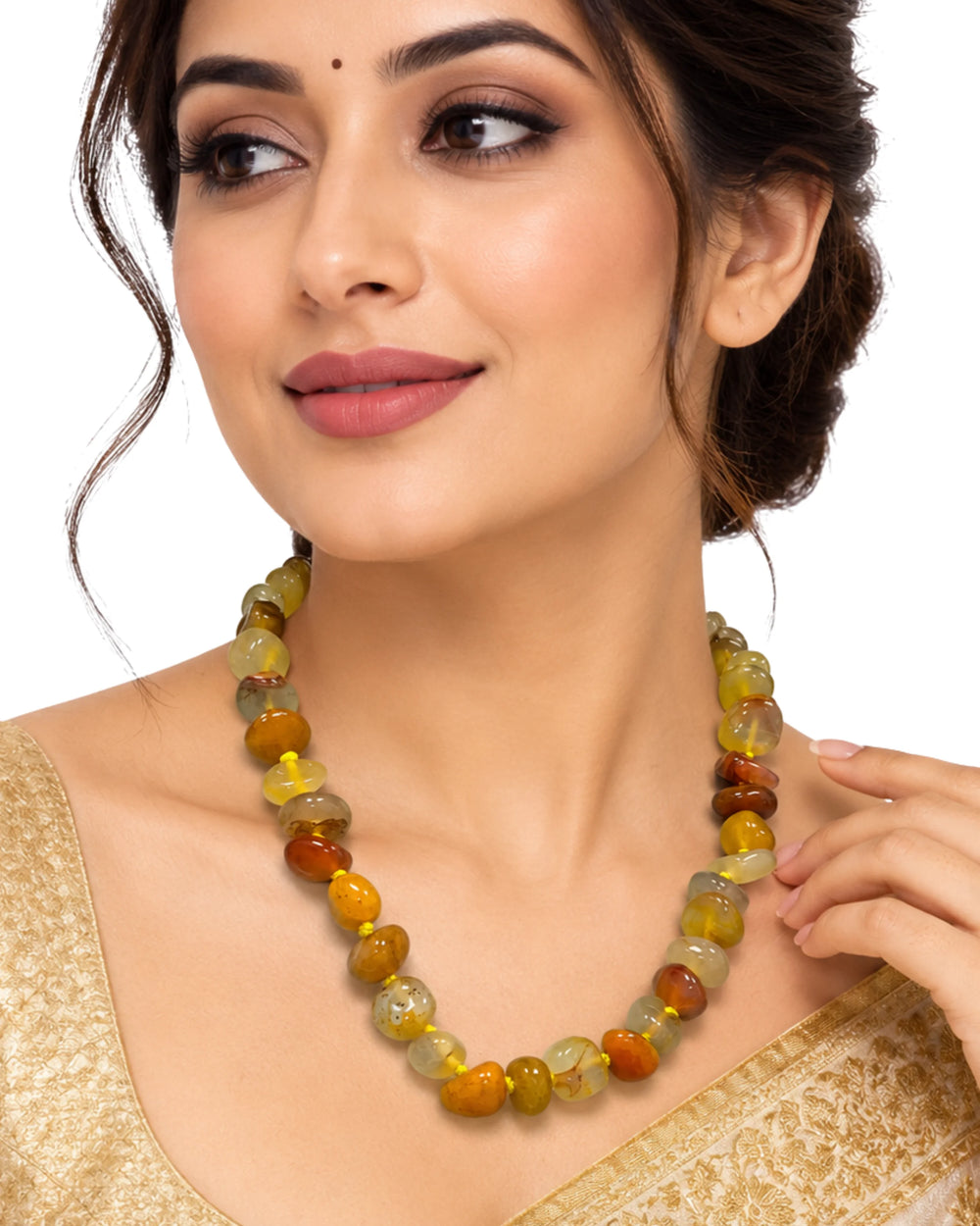 The Amber Harvest Gemstone Mala