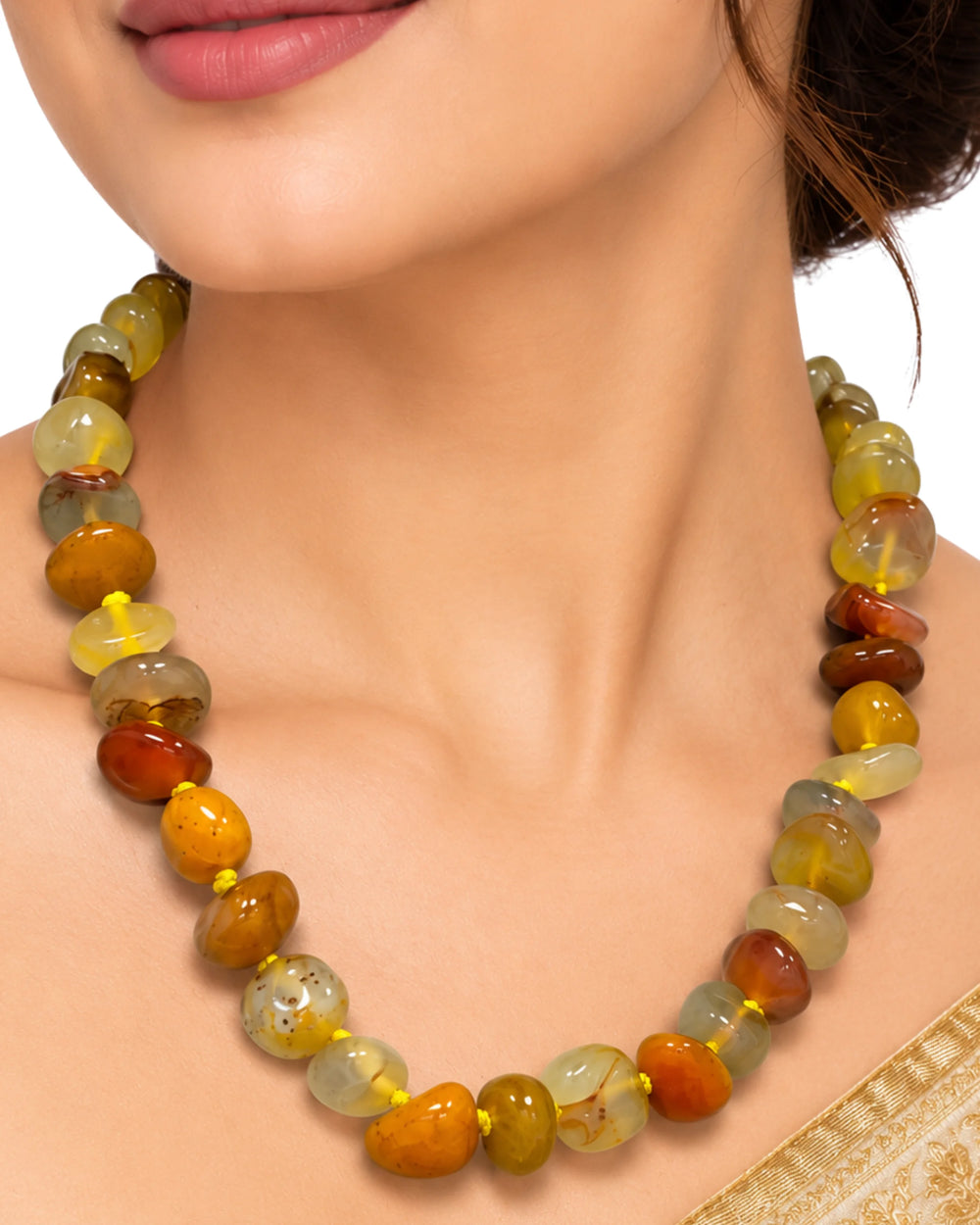 The Amber Harvest Gemstone Mala