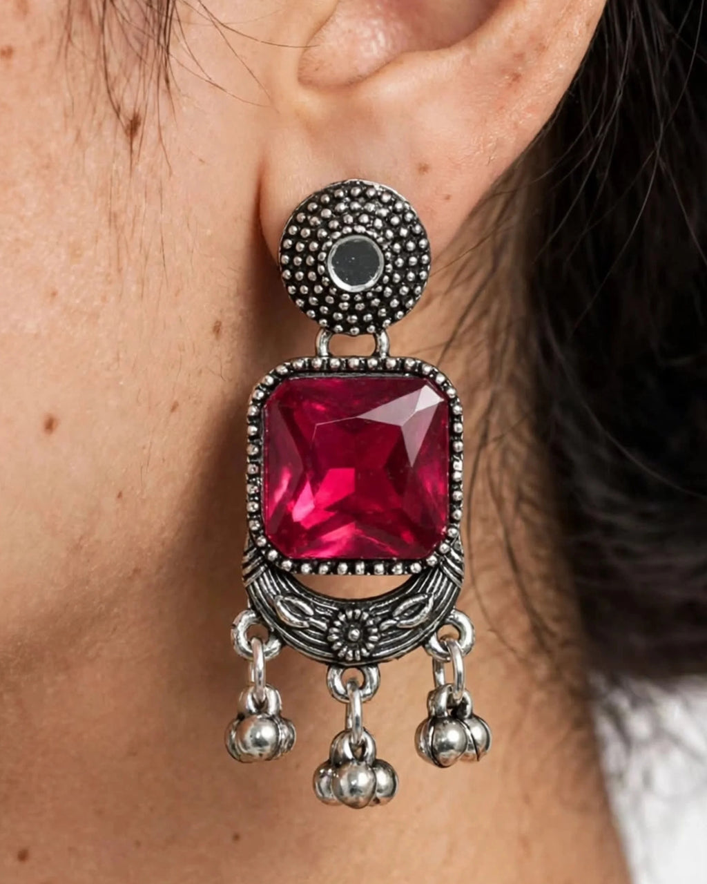 Regal Emerald & Ruby Oxidized Collection
