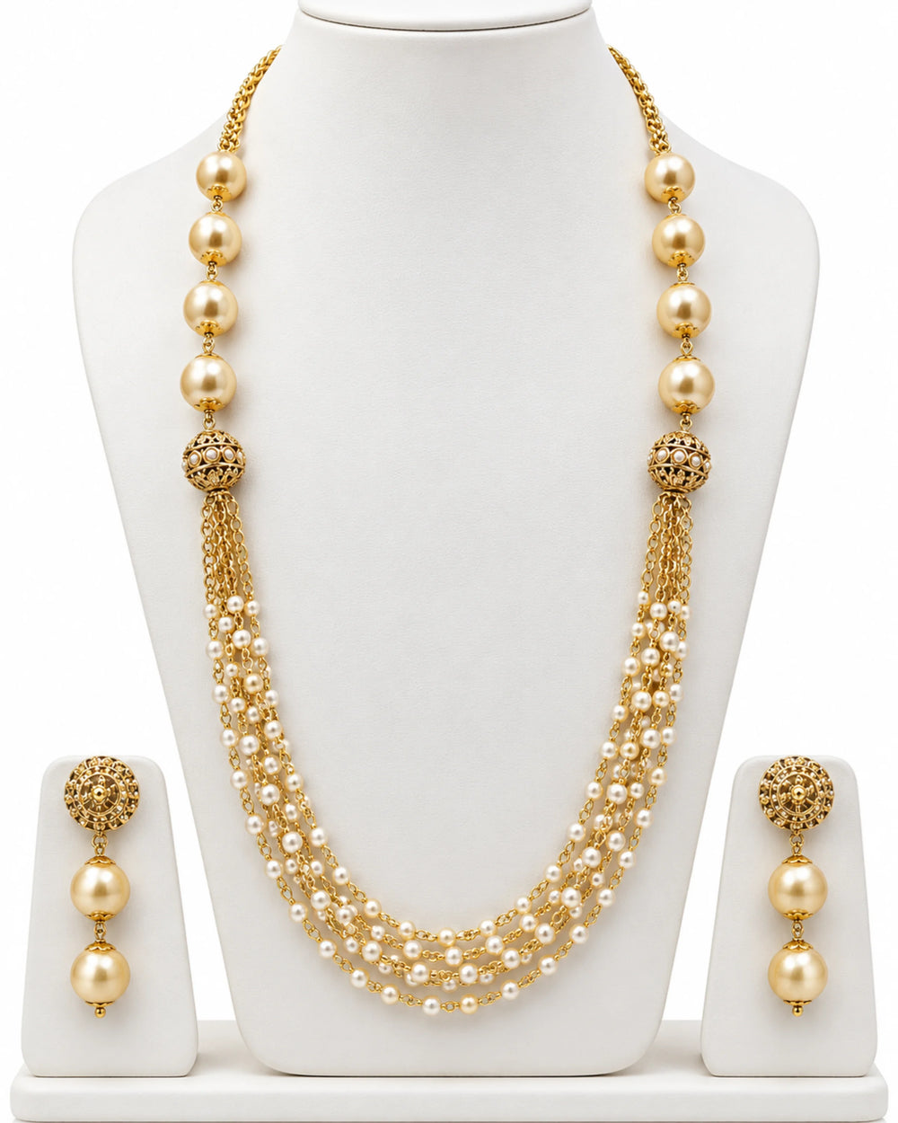 Timeless Heritage Multi-Chain Pearl Choker Set