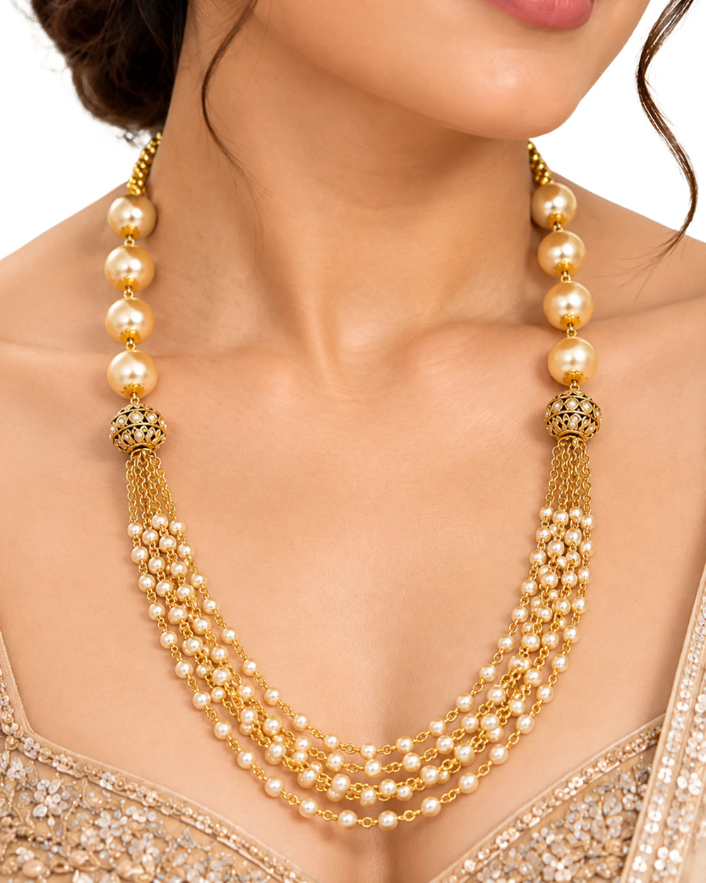 Timeless Heritage Multi-Chain Pearl Choker Set