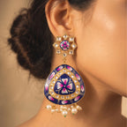 Pushpa Kundan Earrings