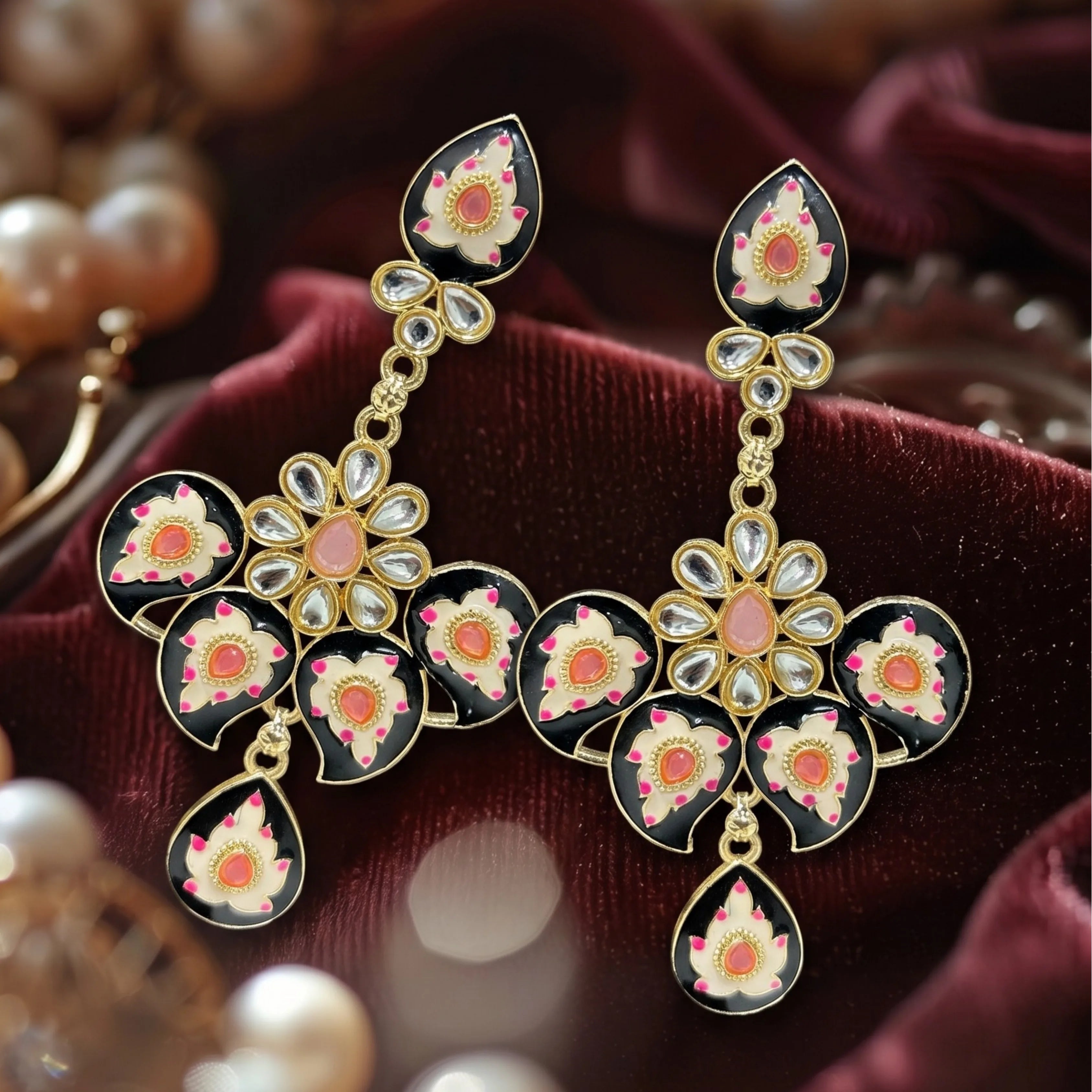 Noir Pushpa Chandrika Earrings