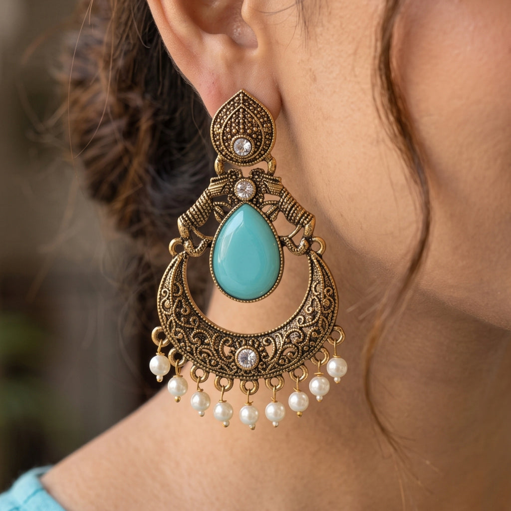 Meher Aqua Royale Earrings