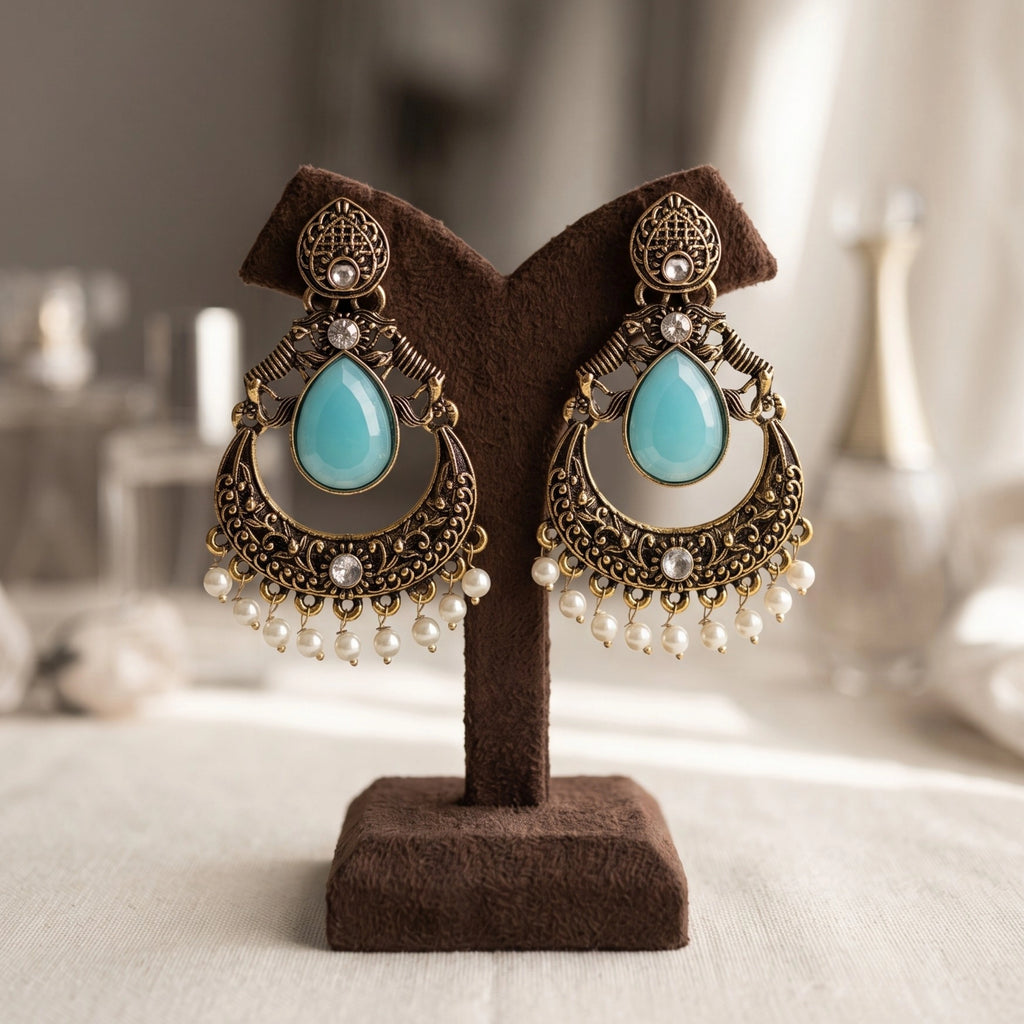 Meher Aqua Royale Earrings