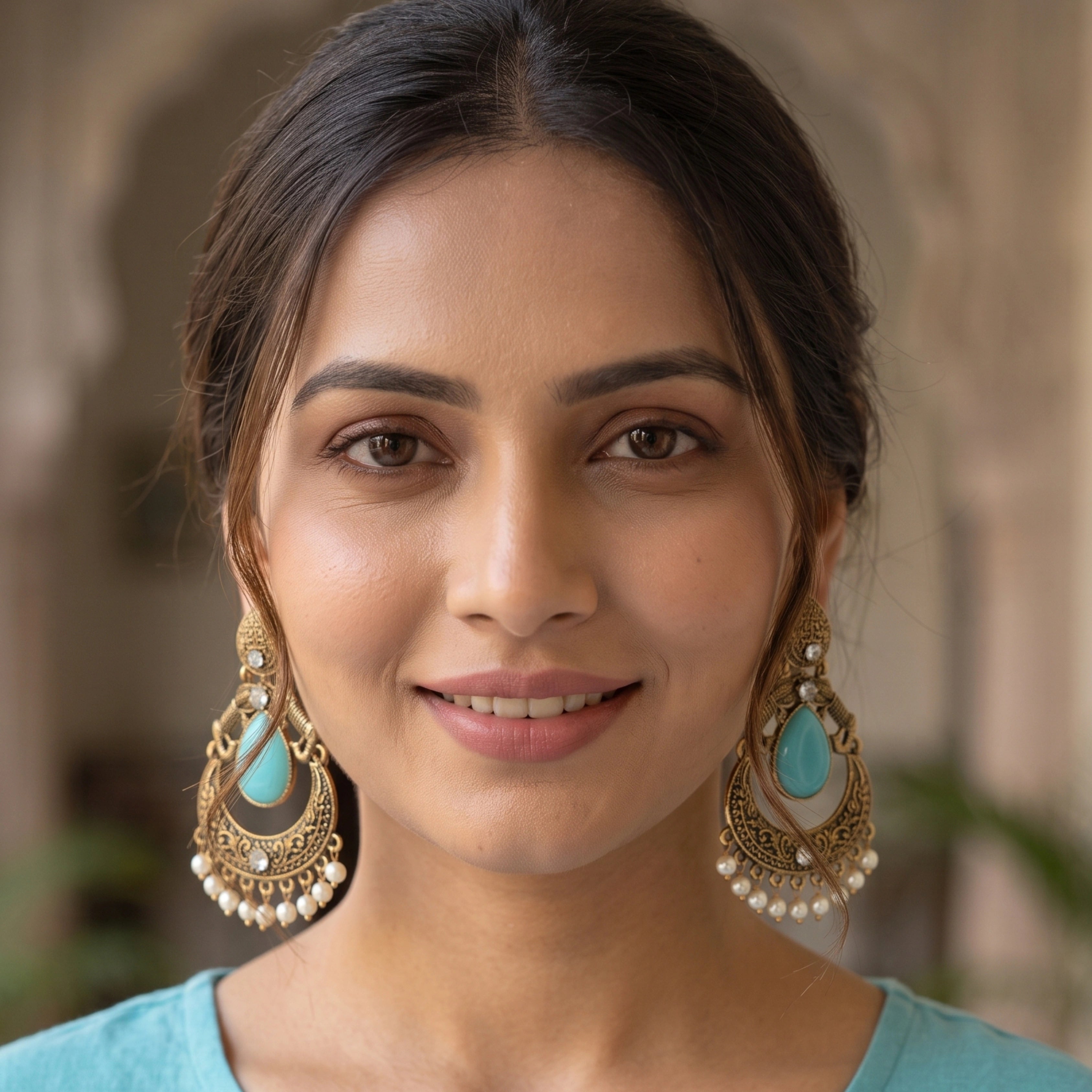 Meher Aqua Royale Earrings