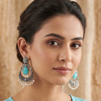 Turquoise Noor Chandbali