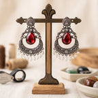 Crimson Noor Chandbali