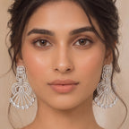 Celestial Radiance Diamond Statement Earrings