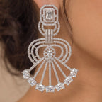 Celestial Radiance Diamond Statement Earrings