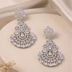 Crystal Royale Chandbali Earrings