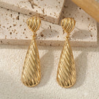 Golden Ripple Luxe Earrings