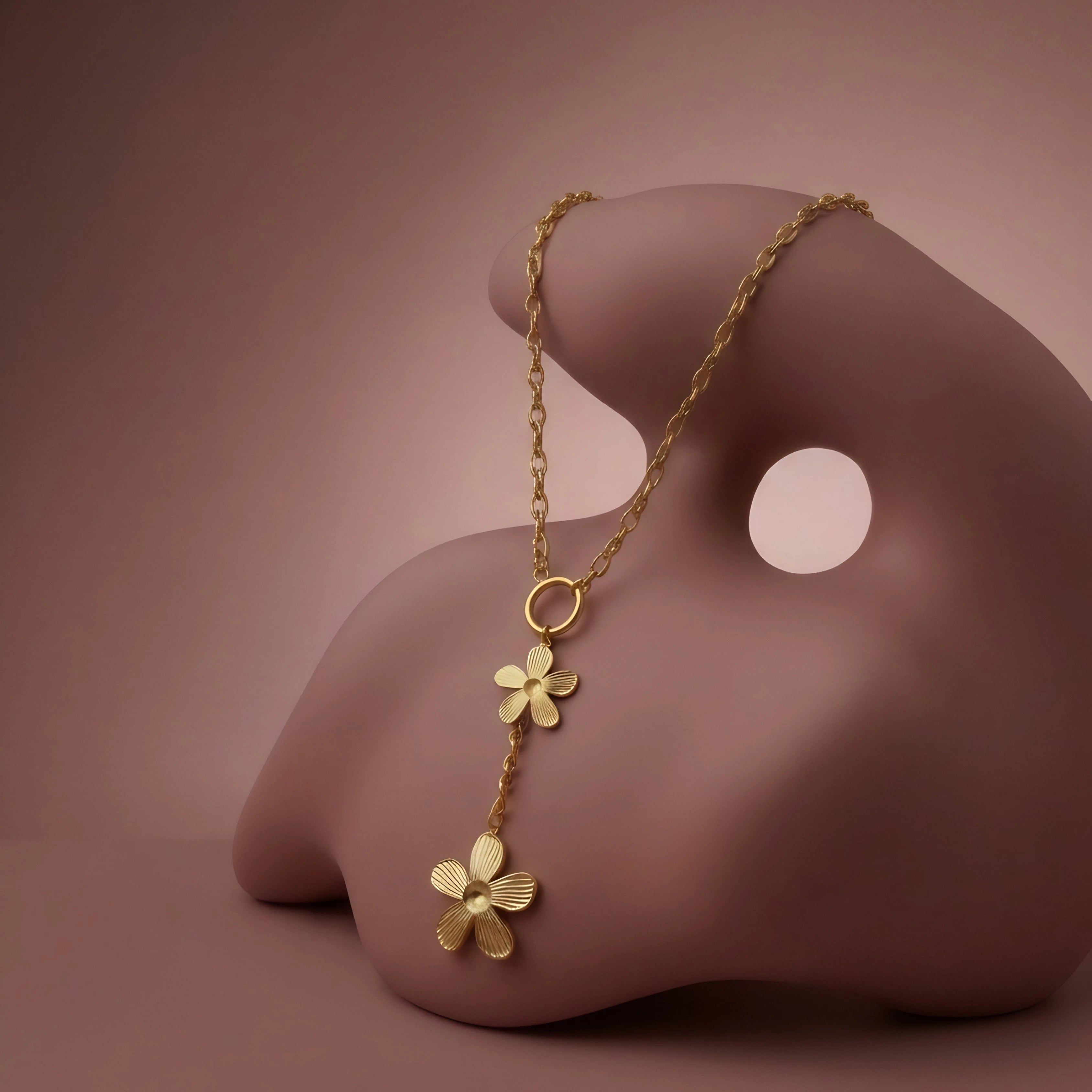 Golden Bloom Pendant