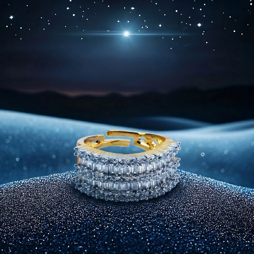 Celeste Luxe Band Ring