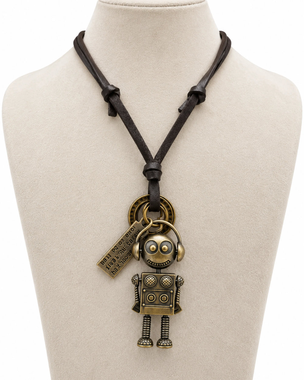 Sonic Automaton Antique Brass Necklace
